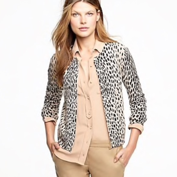 J. Crew Sweaters - J. CREW Wildcat Soft Merino Wool Button Cardigan